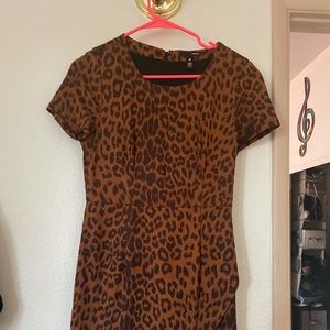 Aqua Cheetah print dress